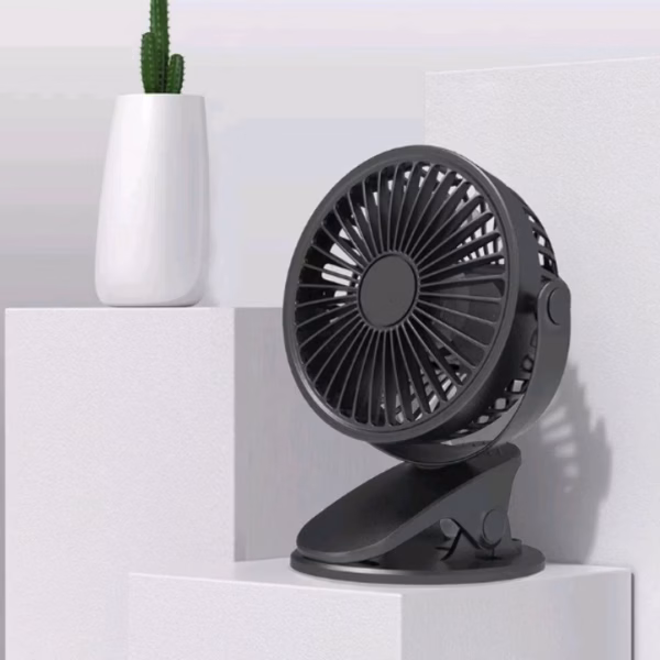 Quạt Kẹp Bàn, Du Lịch, Treo Ô Tô Sạc Tích Điện Xoay 720 Độ - Shop Mẹ Bống