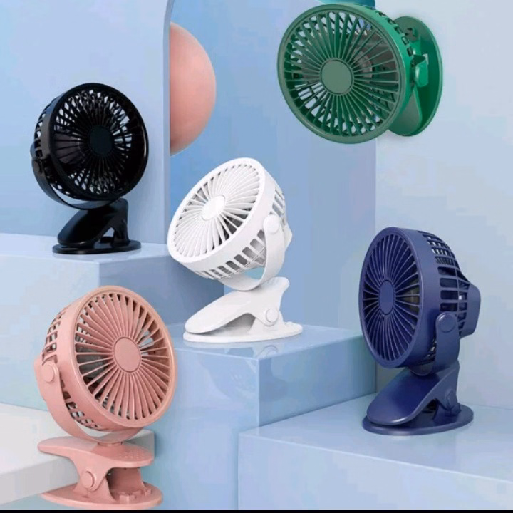 Quạt Kẹp Bàn, Du Lịch, Treo Ô Tô Sạc Tích Điện Xoay 720 Độ - Shop Mẹ Bống - Ảnh 15