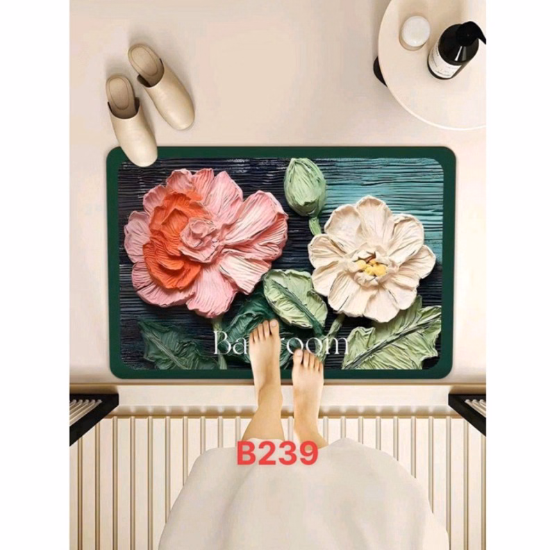 Thảm Chùi Chân 3D Bali Siêu Thấm Ctb284 - Bechip - Ảnh 3
