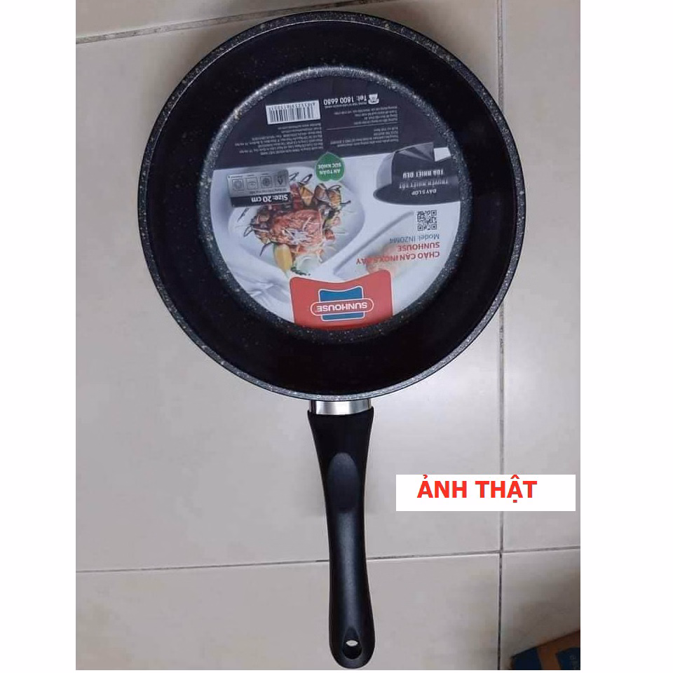 Chảo Cạn Inox 5 Đáy Sunhouse In20M4 Ctb328 - Bechip - Ảnh 13