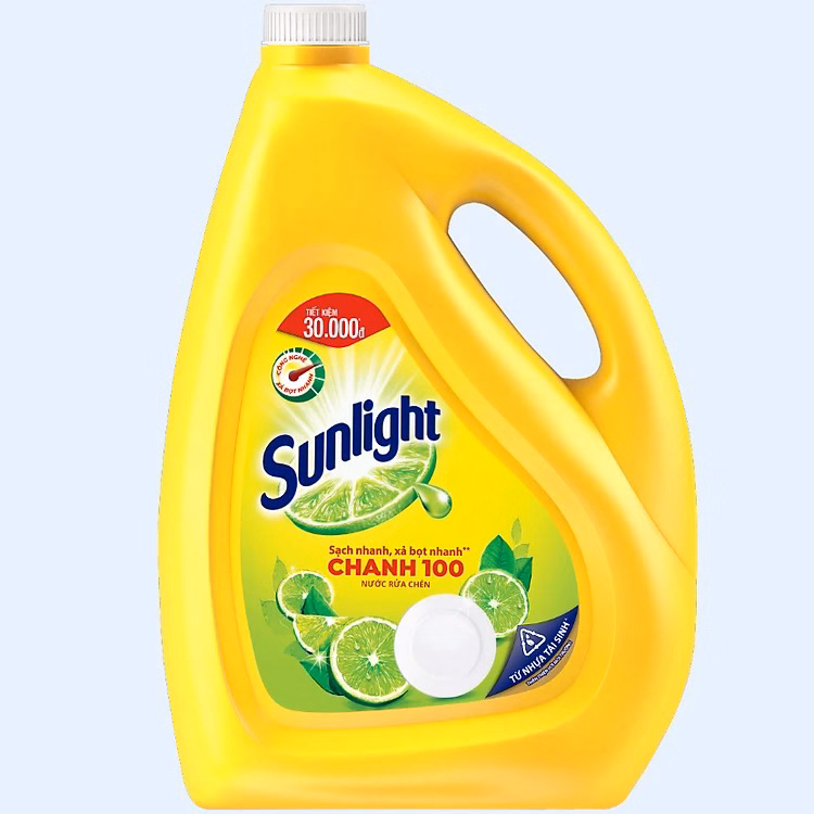 Nước Rửa Chén Sunlight Thiên Nhiên Can 3.6 Kg Ctb319 - Bechip - Ảnh 5