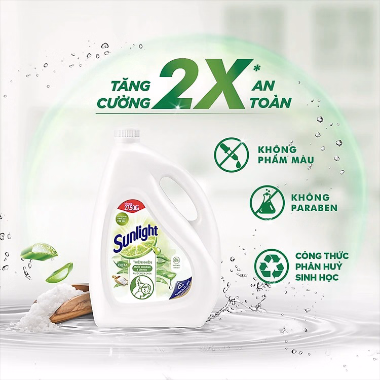 Nước Rửa Chén Sunlight Thiên Nhiên Can 3.6 Kg Ctb319 - Bechip - Ảnh 9