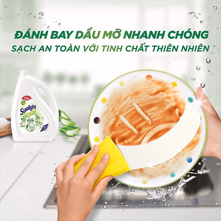 Nước Rửa Chén Sunlight Thiên Nhiên Can 3.6 Kg Ctb319 - Bechip - Ảnh 12