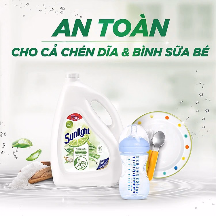 Nước Rửa Chén Sunlight Thiên Nhiên Can 3.6 Kg Ctb319 - Bechip - Ảnh 10