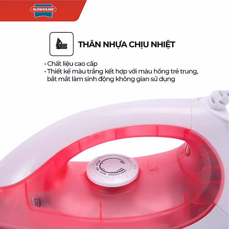 Bàn Là, Bàn Ủi Khô Sunhouse Shd1072 Ctb331 - Bechip - Ảnh 6