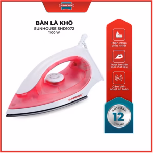 Bàn Là, Bàn Ủi Khô Sunhouse Shd1072 Ctb331 - Bechip