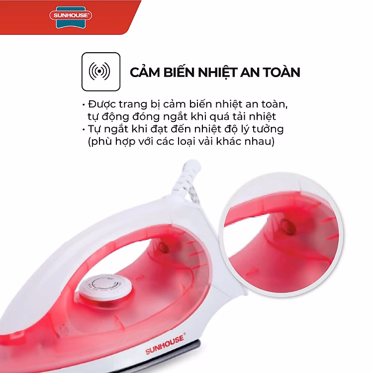 Bàn Là, Bàn Ủi Khô Sunhouse Shd1072 Ctb331 - Bechip - Ảnh 4