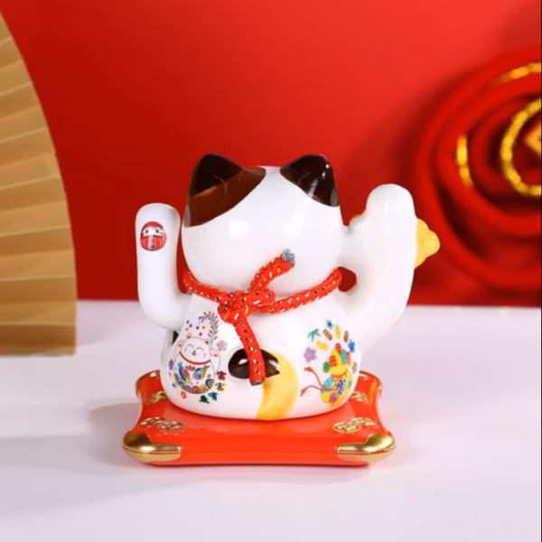 Mèo Thần Tài, Vẫy Tay Bằng Năng Lượng Mặt Trời Loại Đẹp - Shop Mẹ Bống - Ảnh 4