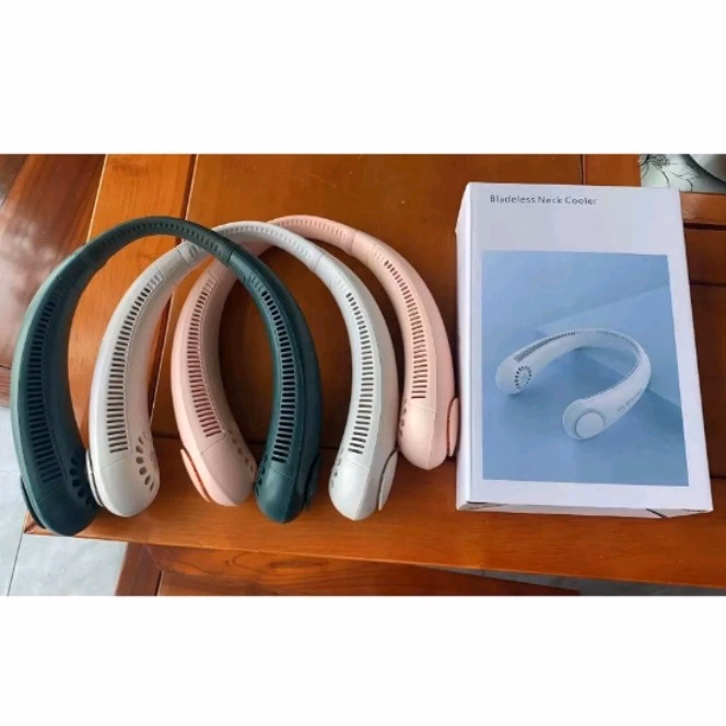 Quạt Đeo Cổ Mini Tích Điện Không Cánh Chạy Êm, Tiện Lợi, Thời Trang - Shop Mẹ Bống - Ảnh 18