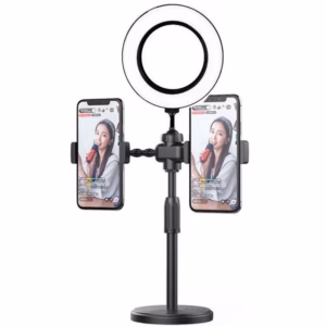 Đèn Led Livestream Tích Hợp 2 Giá Đỡ Điện Thoại - Su