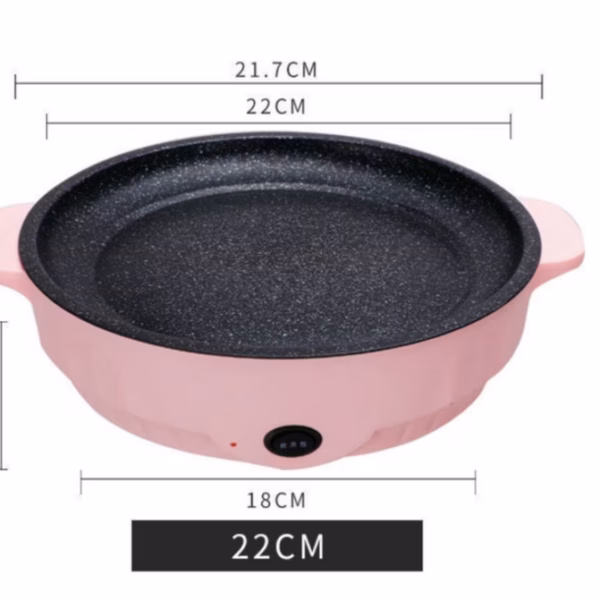 Bếp Nướng Điện Hàn Quốc Hình Tròn Không Khói 22Cm - Gdn - Ảnh 2