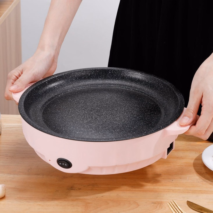 Bếp Nướng Điện Hàn Quốc Hình Tròn Không Khói 22Cm - Gdn - Ảnh 4