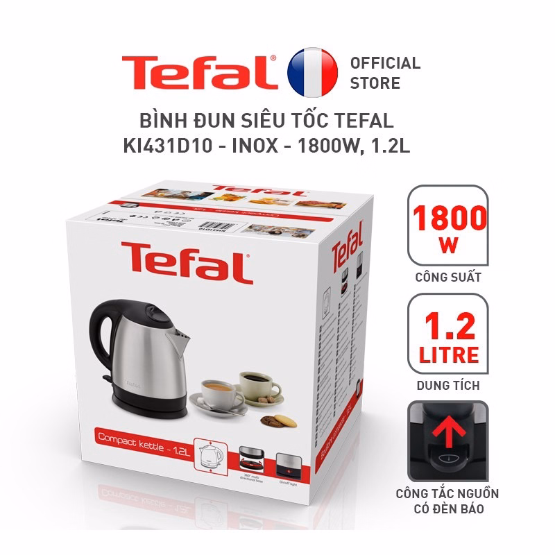 Ấm Siêu Tốc Tefal Ki431D10 - Tefal - Ảnh 2