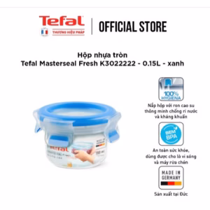 Hộp Nhựa Tròn Tefal Masterseal Fresh K3022222 - 150Ml - Xanh - Tefal