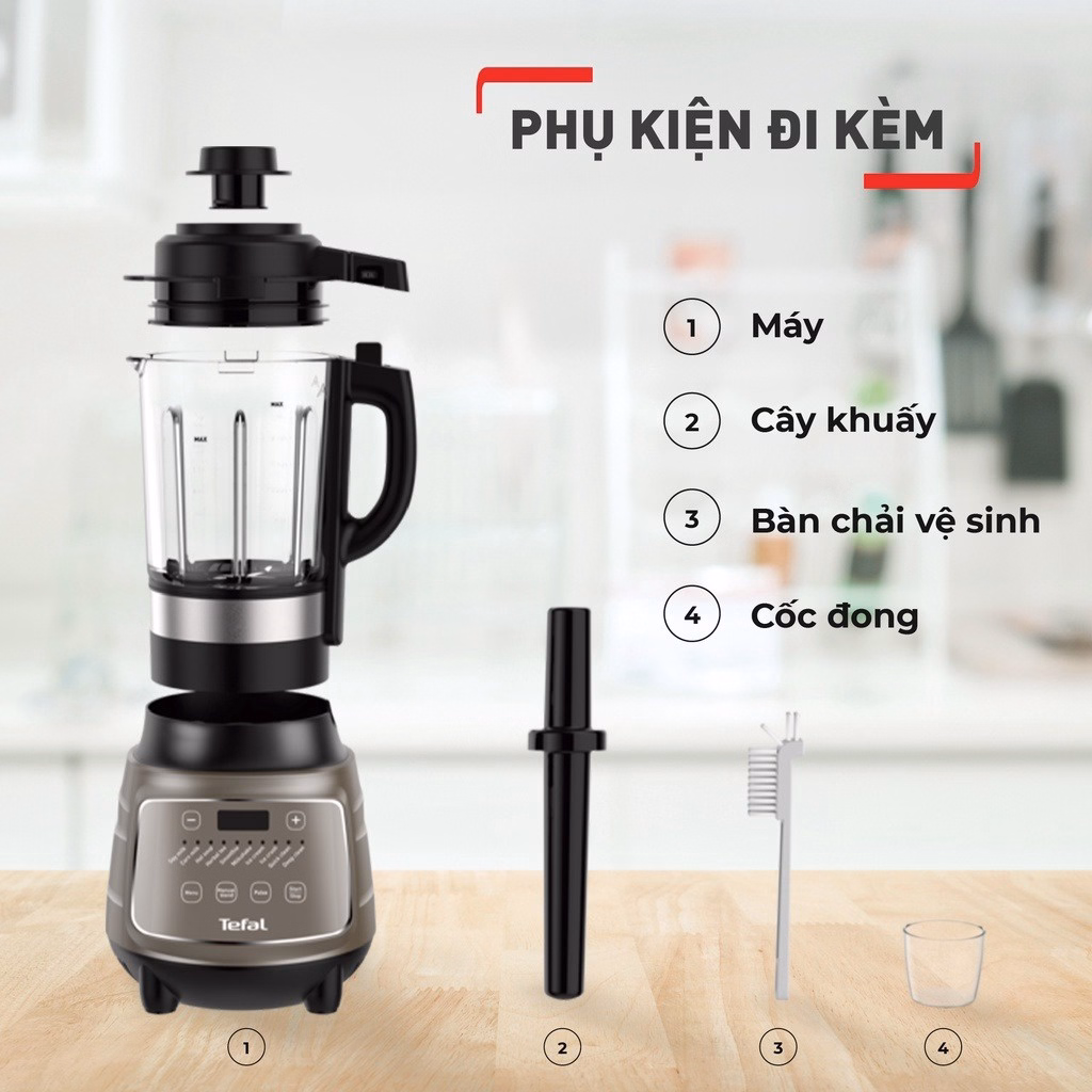 Máy Làm Sữa Hạt Sinh Tố Tefal Bl967B66 1300W - Tefal - Ảnh 2