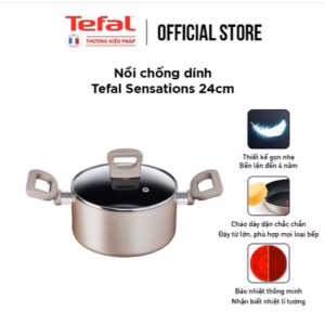 Nồi Chống Dính Tefal Sensations 24Cm - H9104614 - Tefal