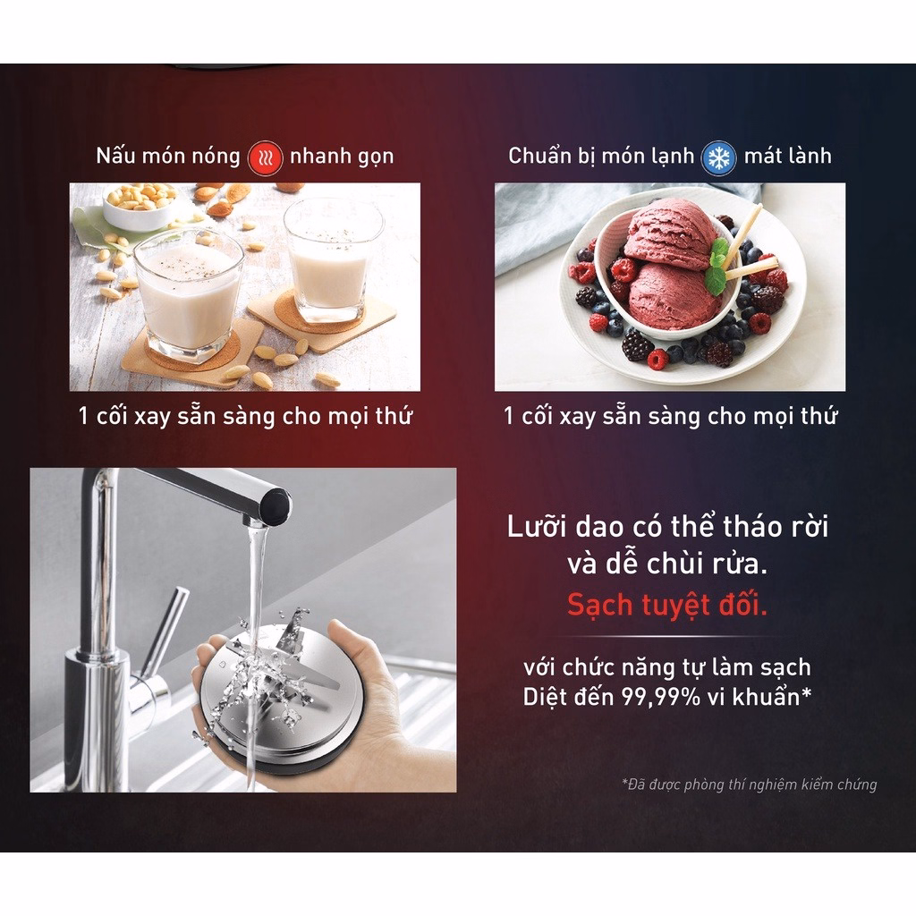 Máy Làm Sữa Hạt Sinh Tố Tefal Bl83Sd66 1400W - Tefal - Ảnh 3