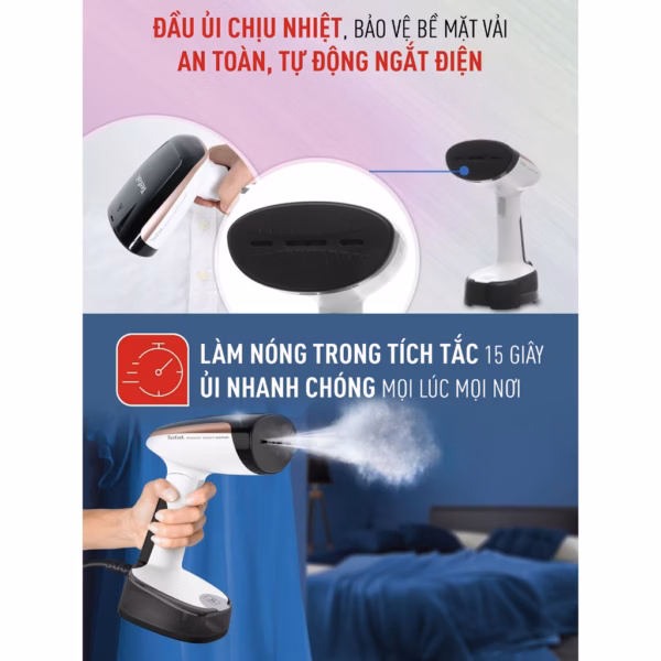 Bàn Ủi Hơi Nước Cầm Tay Dạng Du Lịch Tefal Dt3030E0 - Tefal - Ảnh 3