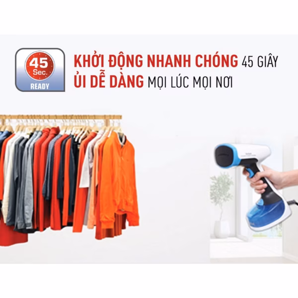 Bàn Ủi Hơi Nước Cầm Tay Dạng Du Lịch Tefal Dt7000E0 - Tefal - Ảnh 2