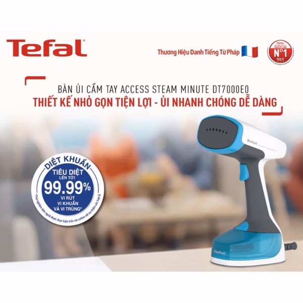 Bàn Ủi Hơi Nước Cầm Tay Dạng Du Lịch Tefal Dt7000E0 - Tefal - Ảnh 4