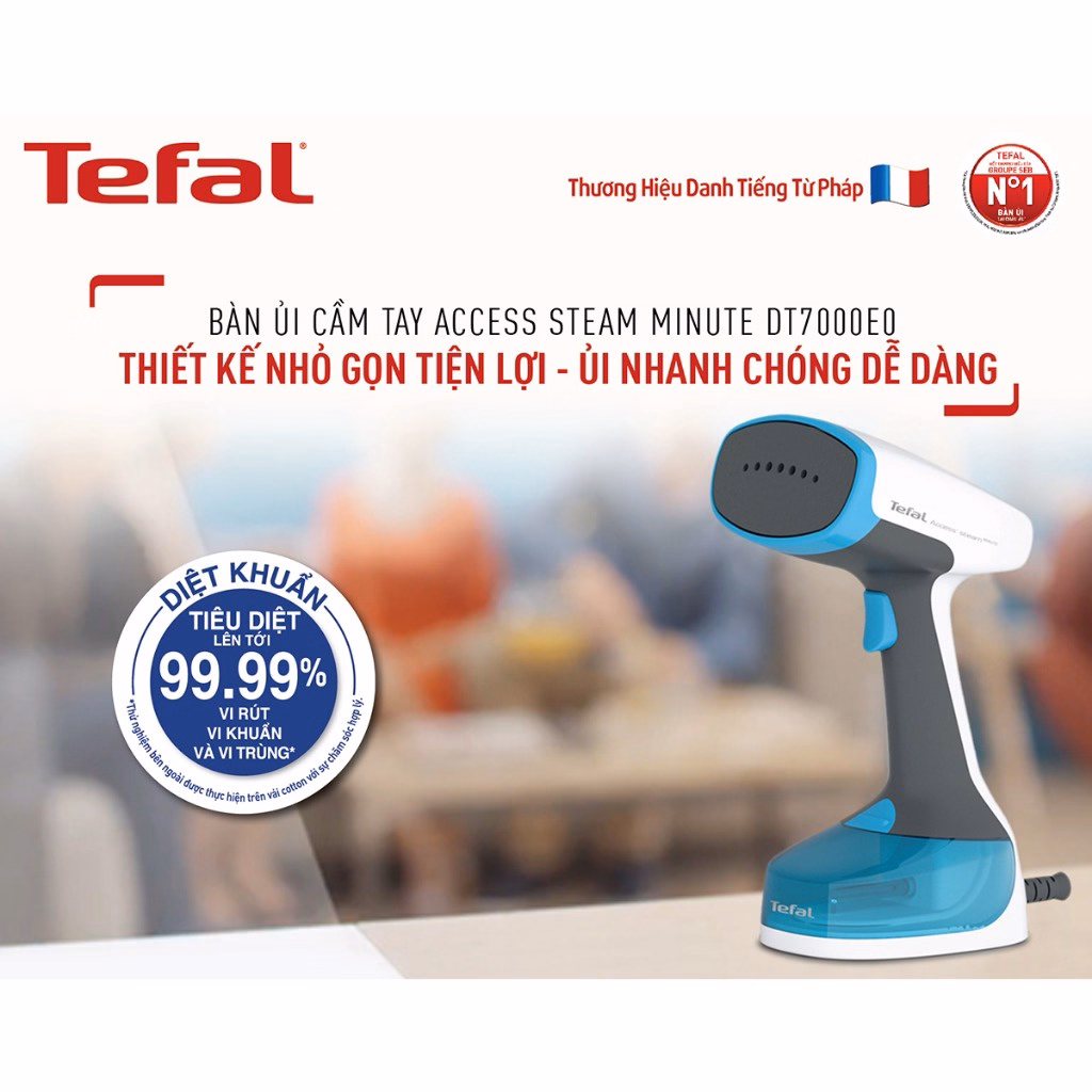Bàn Ủi Hơi Nước Cầm Tay Dạng Du Lịch Tefal Dt7000E0 - Tefal - Ảnh 4