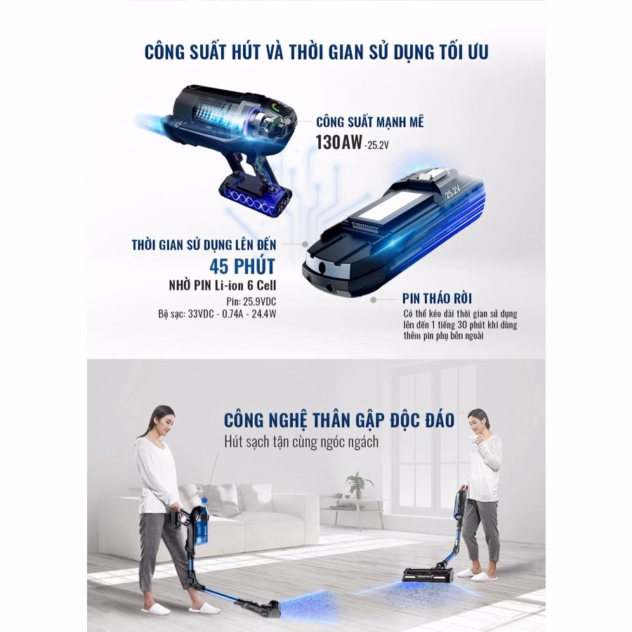 Máy Hút Bụi Cầm Tay Tefal Ty9890Wo - Tefal - Ảnh 3