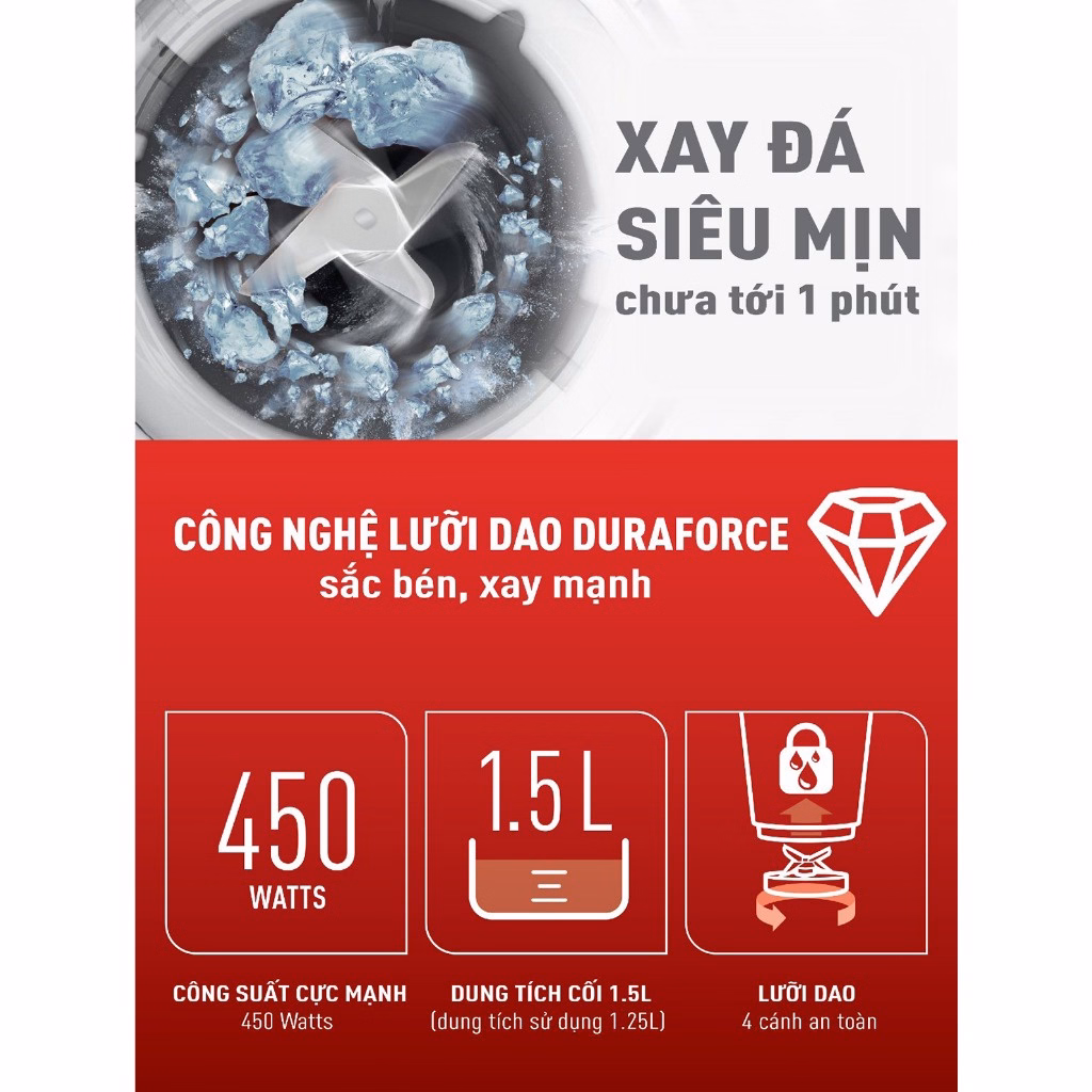 Máy Xay Sinh Tố Tefal Bl2C1166 450W 1.25L - Tefal - Ảnh 5