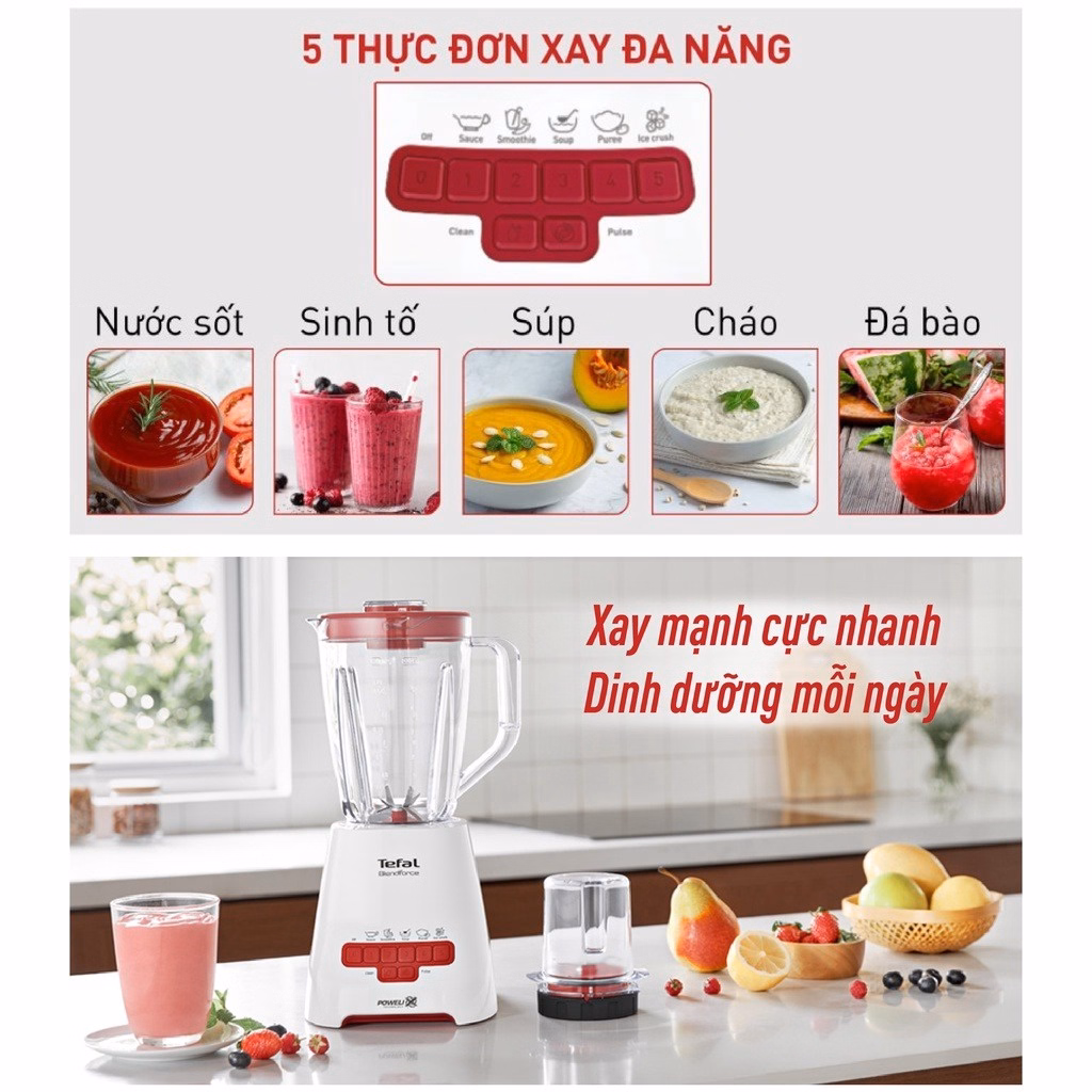 Máy Xay Sinh Tố Tefal Bl477566 - Tefal - Ảnh 4