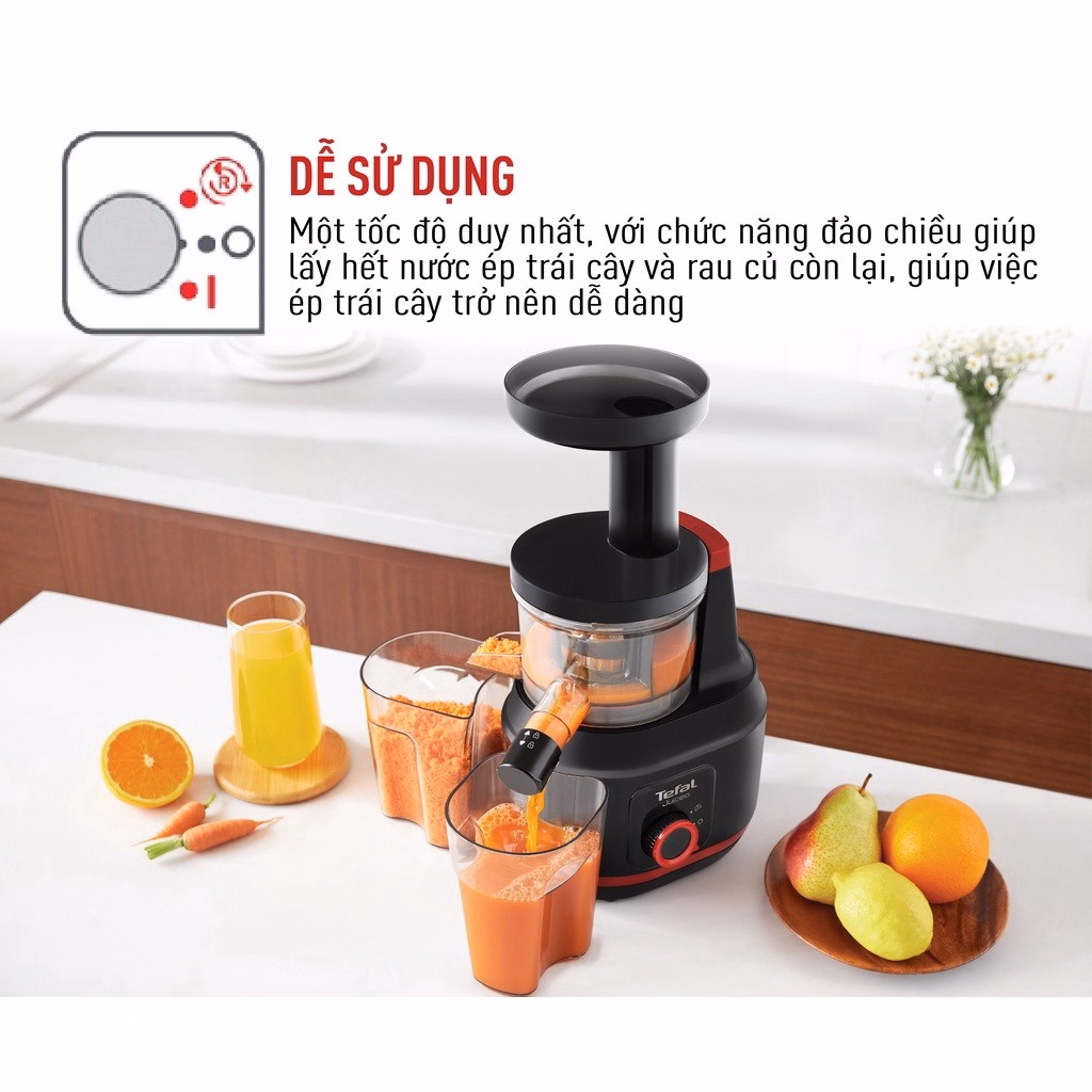 Máy Ép Trái Cây Tốc Độ Chậm Tefal Zc150838 - Tefal - Ảnh 6