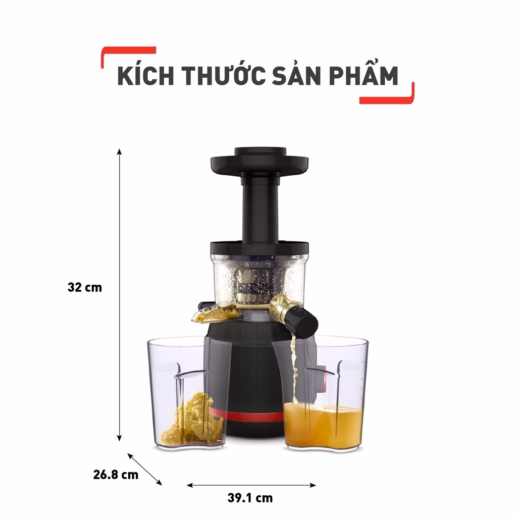 Máy Ép Trái Cây Tốc Độ Chậm Tefal Zc150838 - Tefal - Ảnh 4