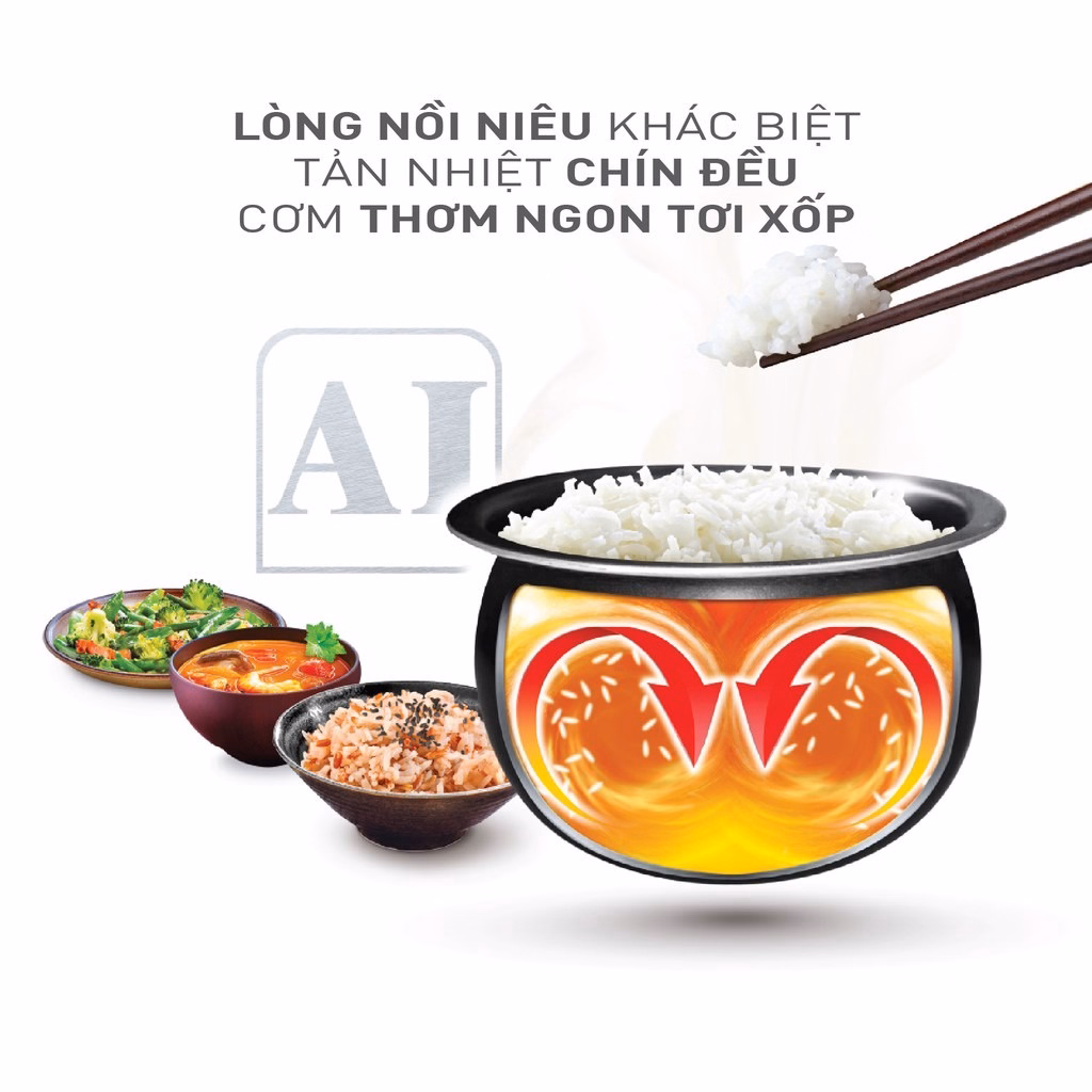 Nồi Cơm Điện Tử Tefal Rk752168 1.8L 750W - Tefal - Ảnh 2