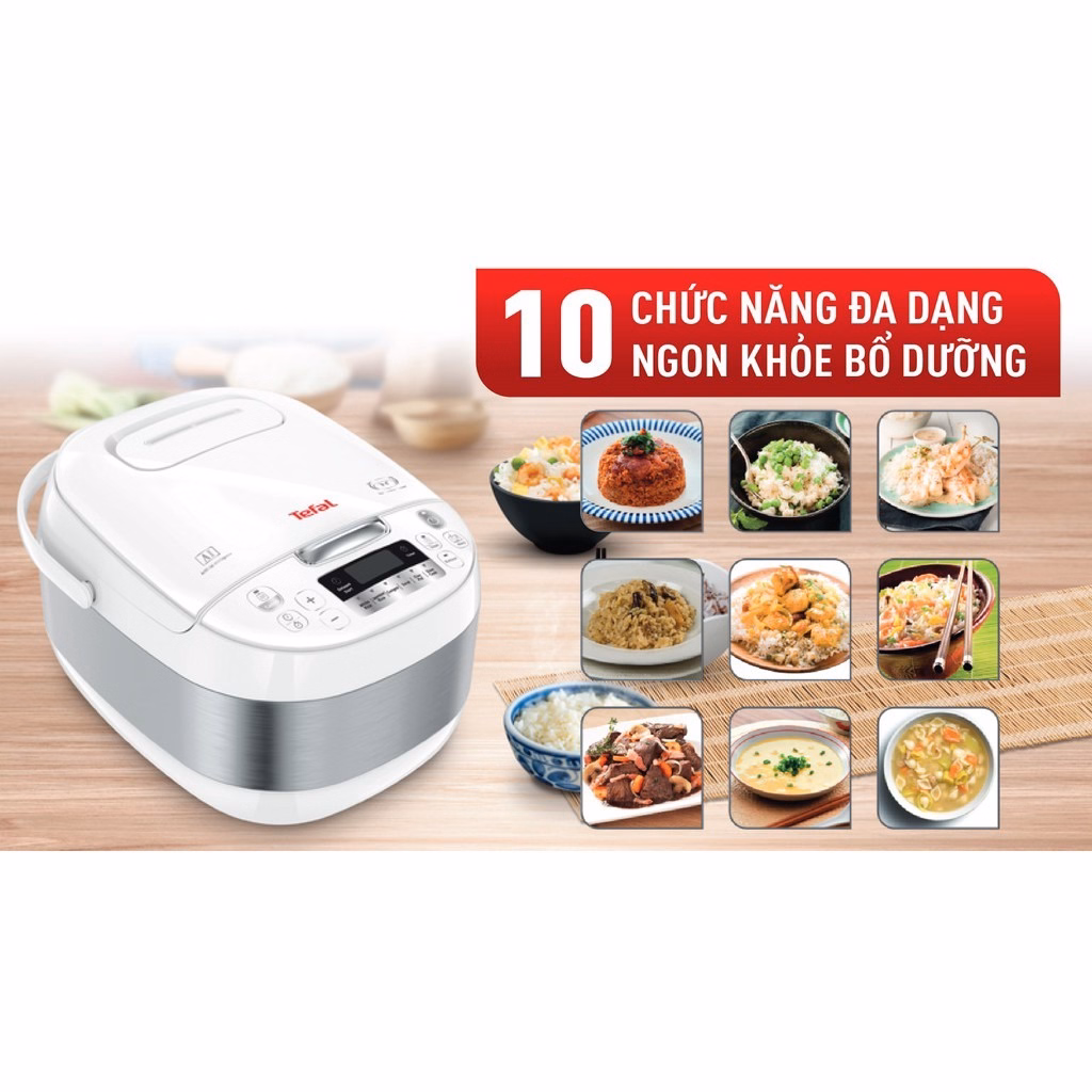 Nồi Cơm Điện Tử Tefal Rk752168 1.8L 750W - Tefal - Ảnh 5