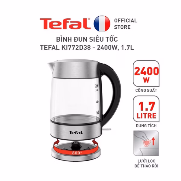 Ấm Siêu Tốc Tefal Ki772D38 - Tefal - Ảnh 2