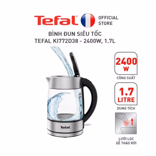 Ấm Siêu Tốc Tefal Ki772D38 - Tefal - Ảnh 3