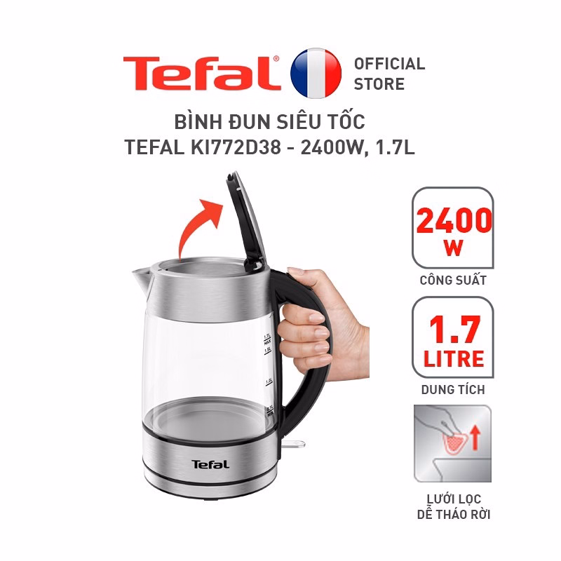 Ấm Siêu Tốc Tefal Ki772D38 - Tefal - Ảnh 5