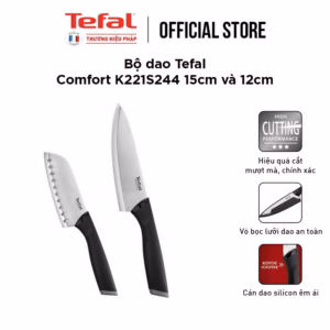 Bộ Dao Tefal Comfort K221S244 15Cm Và 12Cm - Tefal