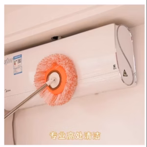 Chổi Lau Đa Năng Tròn Màu Cam - Su