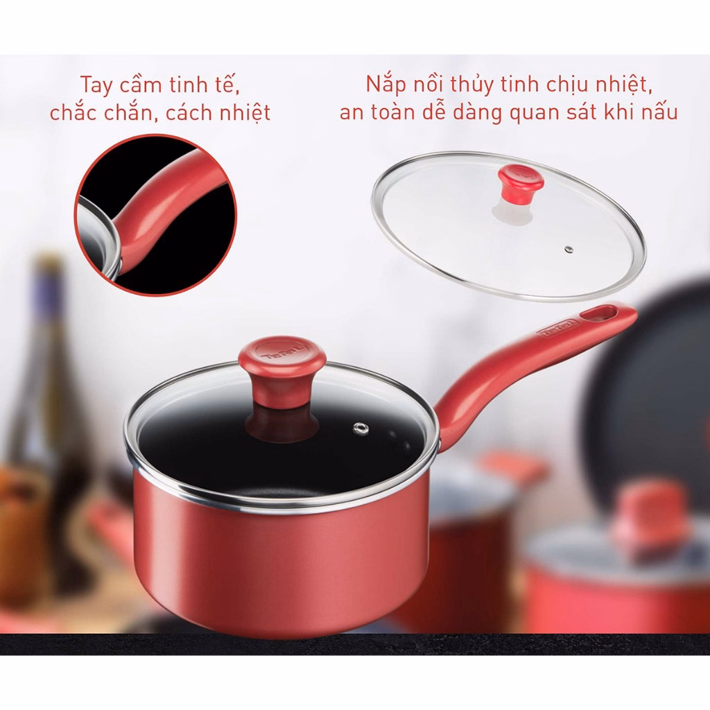Nồi Cán Dài Quánh Tefal So Chef 18Cm (G1352395/ G1352396) - Tefal - Ảnh 3