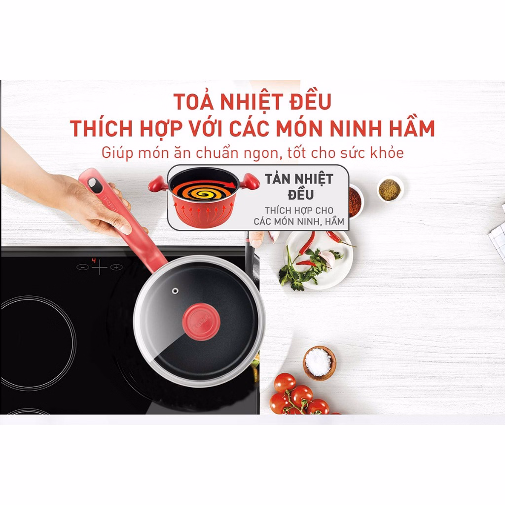 Nồi Cán Dài Quánh Tefal So Chef 18Cm (G1352395/ G1352396) - Tefal - Ảnh 5