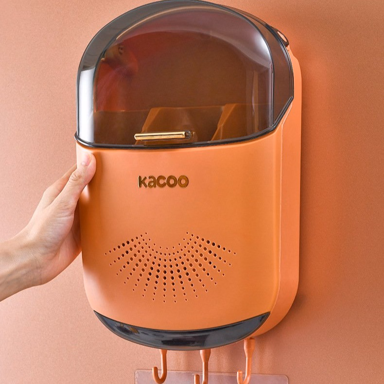 Hộp Đựng Đũa Muỗng, Hộp Đựng Đũa Thìa Dán Tường Cao Cấp Có Lắp Đậy Chống Bụi, Côn Trùng, Gián, Chuột - Cheap&Good - Ảnh 10