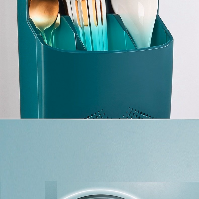 Hộp Đựng Đũa Muỗng, Hộp Đựng Đũa Thìa Dán Tường Cao Cấp Có Lắp Đậy Chống Bụi, Côn Trùng, Gián, Chuột - Cheap&Good - Ảnh 7