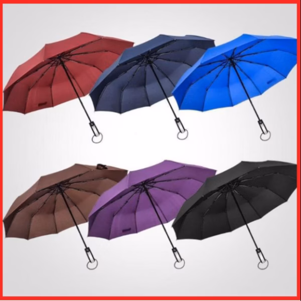 Dù Đi Nắng, Mưa Gấp Gọn, Đóng Mở Tự Động Cao Cấp, Hàng Xuất Nhật Ctb352 - Bechip - Ảnh 2