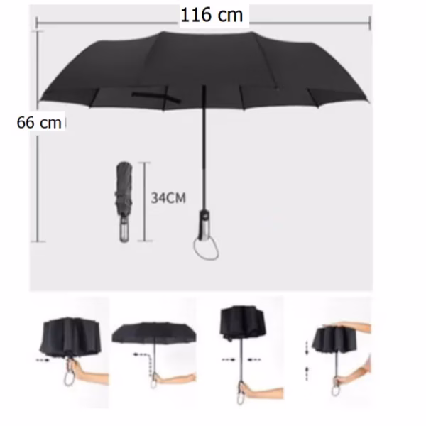 Dù Đi Nắng, Mưa Gấp Gọn, Đóng Mở Tự Động Cao Cấp, Hàng Xuất Nhật Ctb352 - Bechip - Ảnh 14