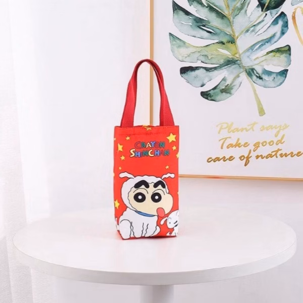 Túi Đựng Bình Nước Giữ Nhiệt Xách Tay Cho Bé Đi Hoc Tiện Lợi - Shop Mẹ Bống - Ảnh 6