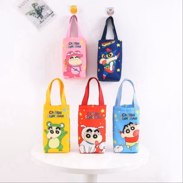 Túi Đựng Bình Nước Giữ Nhiệt Xách Tay Cho Bé Đi Hoc Tiện Lợi - Shop Mẹ Bống - Ảnh 7