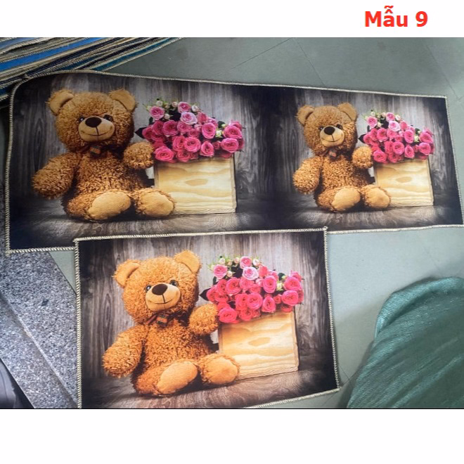 Set 2 Thảm Bếp ( 1 Dài, 1 Ngắn) , Thảm Lau Chân, Trải Sàn 3D Siêu Thấm Hút Nước Ctb355 - Bechip - Ảnh 16