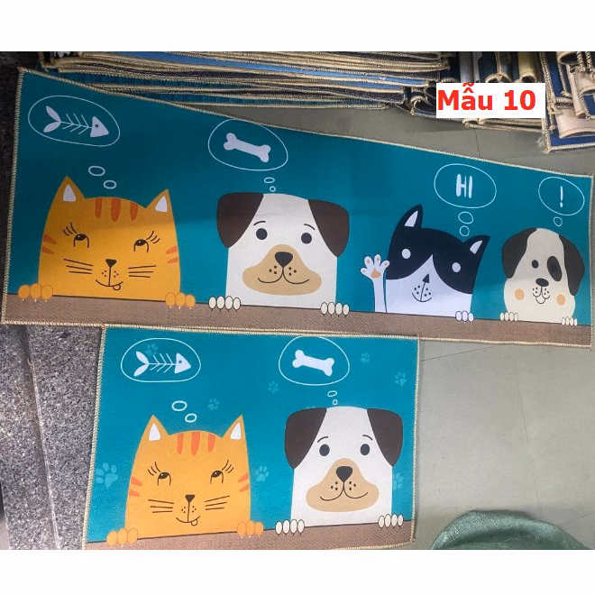 Set 2 Thảm Bếp ( 1 Dài, 1 Ngắn) , Thảm Lau Chân, Trải Sàn 3D Siêu Thấm Hút Nước Ctb355 - Bechip - Ảnh 15