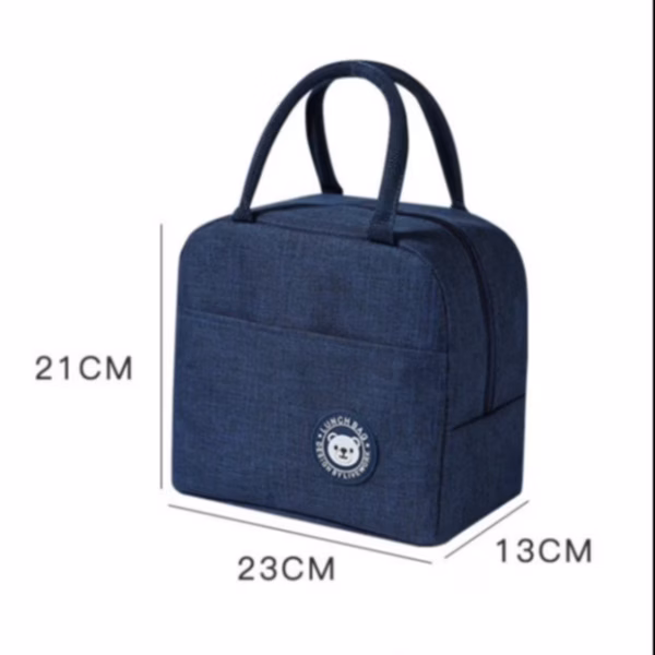 Túi Đựng Cơm Giữ Nhiệt Văn Phòng Chống Thấm Nước 3 Lớp Có Quai Xách - Shop Mẹ Bống - Ảnh 7