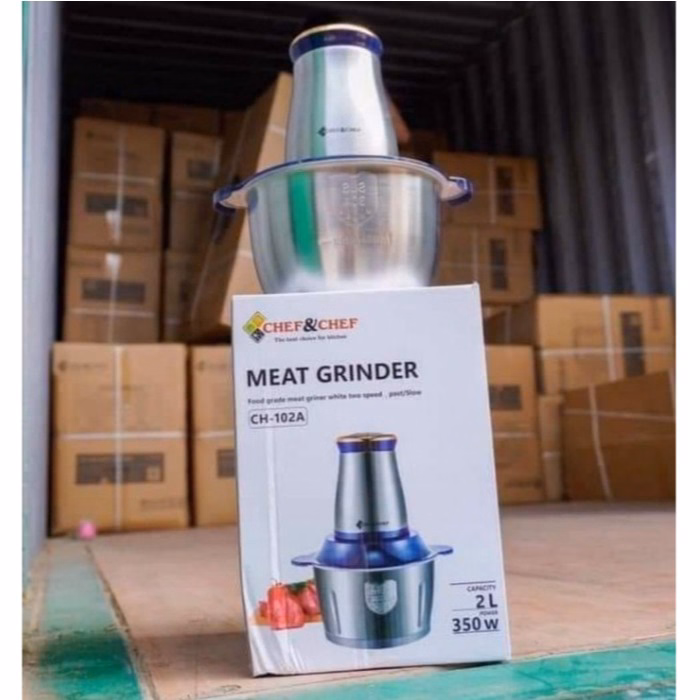 Máy Xay Thịt Đa Năng Cối Inox 304, 4 Lưỡi Dao Cao Cấp Ctb356 - Bechip - Ảnh 10