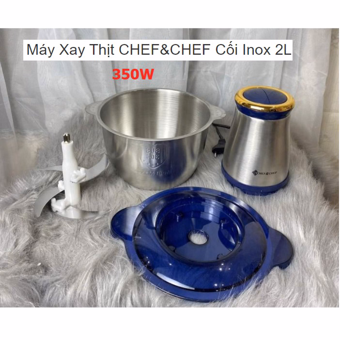Máy Xay Thịt Đa Năng Cối Inox 304, 4 Lưỡi Dao Cao Cấp Ctb356 - Bechip - Ảnh 18